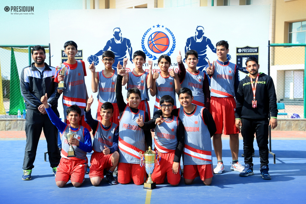 Presidium Gurgaon-57, OUR PRESIDIANS WIN THE INTER-PRESIDIUM BASKETBALL CHAMPIONSHIP